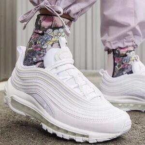 Women’s Nike Air Max 97 in Triple White/Crisp White Sz 8.5